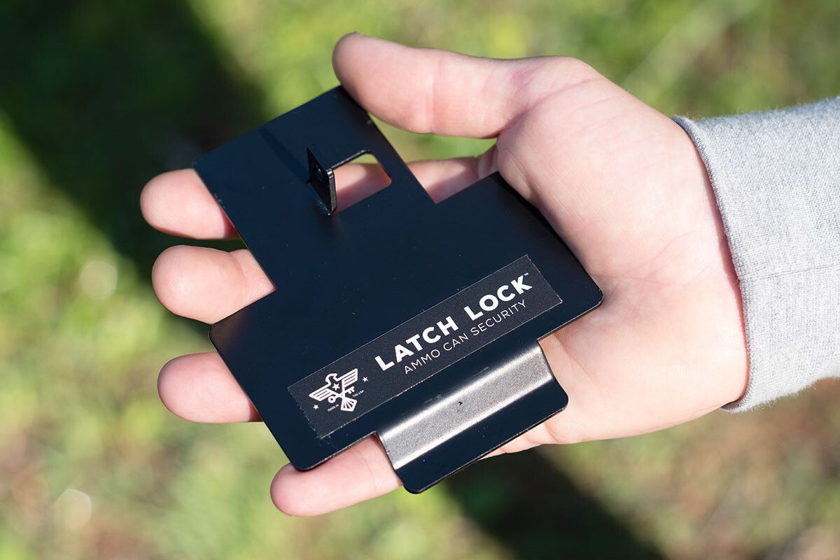LATCH LOCK ammo can security locking device (w/ No Lock) for .50 cal and Fat 50