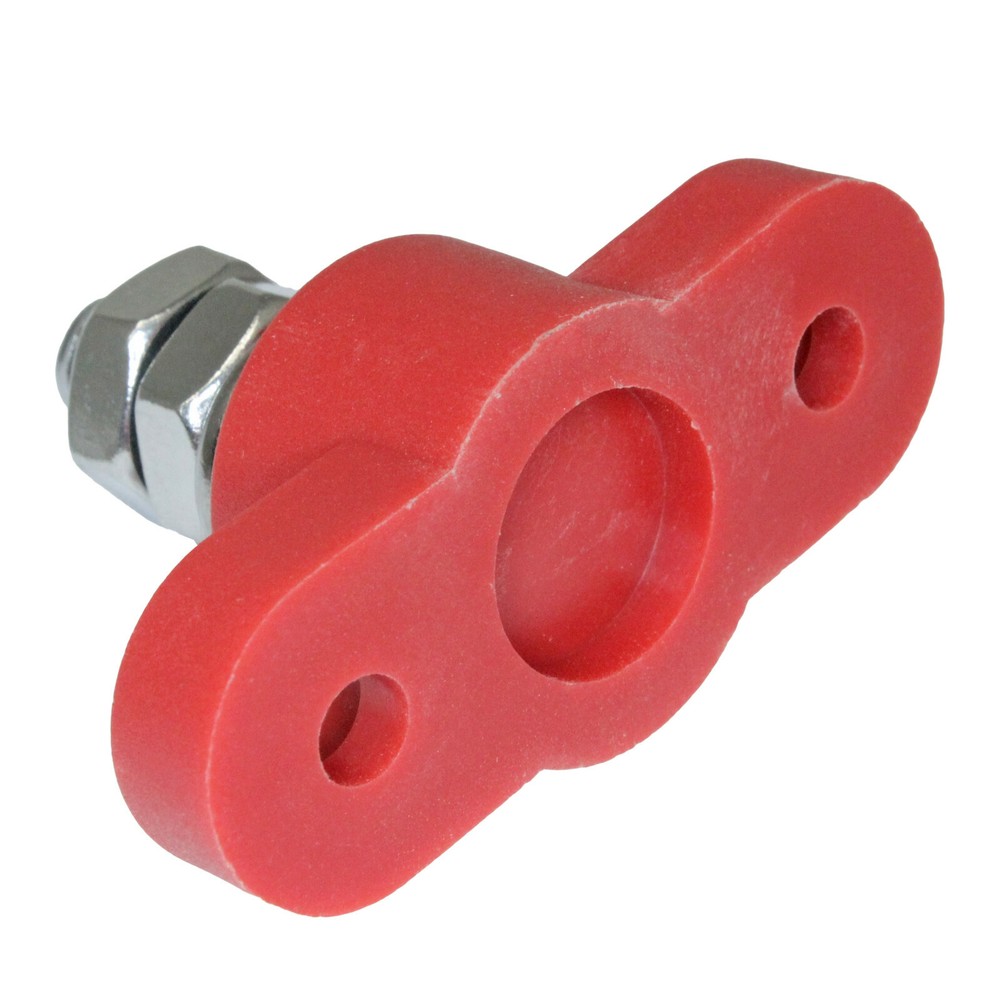 Positive & negative set battery ring insulated junction post terminal block stud