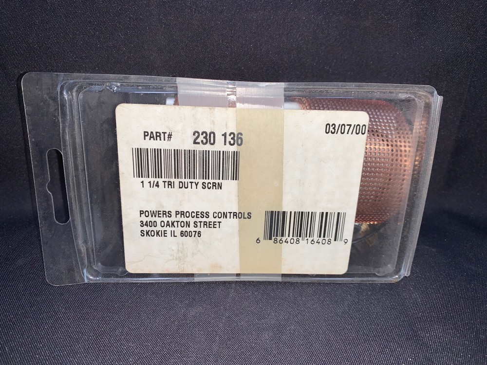 Powers 230-136 1 1/4 Tri Duty Screen
