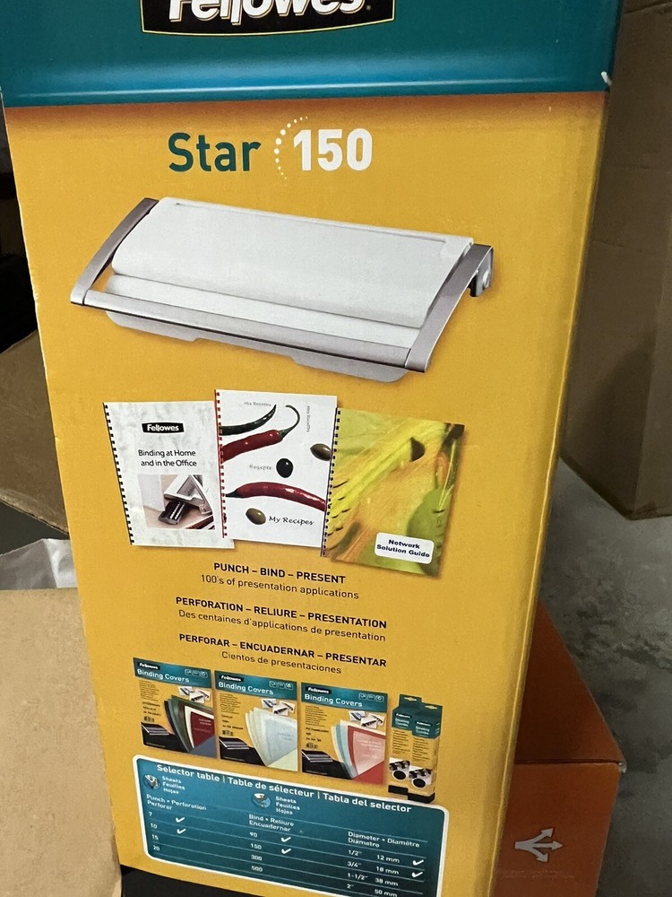Fellowes Star 150 Manual Comb Binding Machine