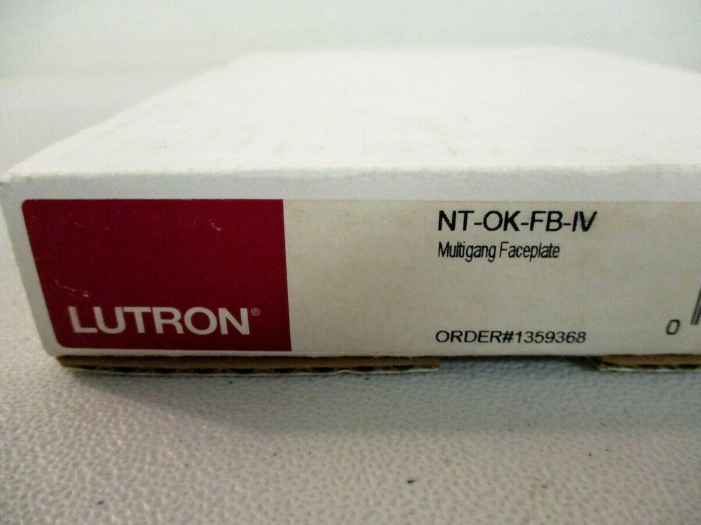 Lutron NT-OK-FB-IV Multigang Faceplates