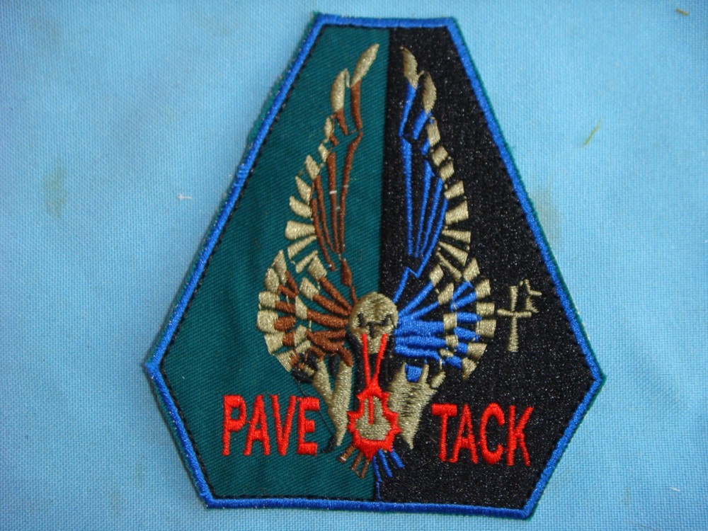 PATCH US AIR FORCE PAVE TACK LASER GUIDED MISSILE