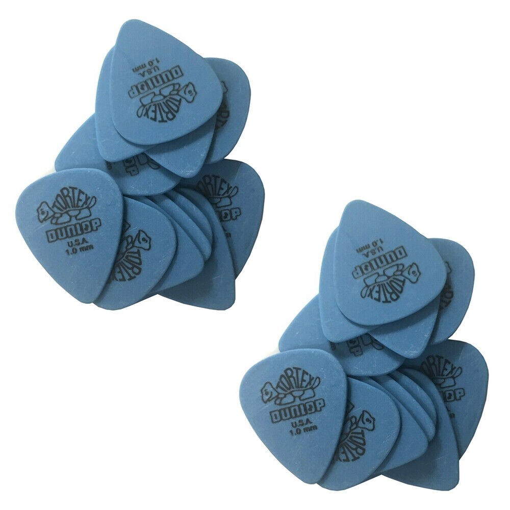 Dunlop Guitar Picks 24 Pack Standard Tortex 1.0mm Heavy 418P1.0