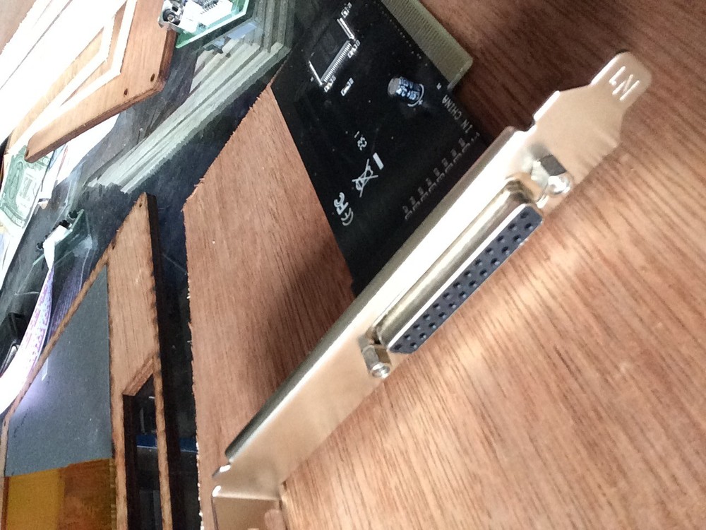 DB25 Parallel Port IEEE 1284 Printer PCI Controller Card Adapter 25 Pin LinuxCNC