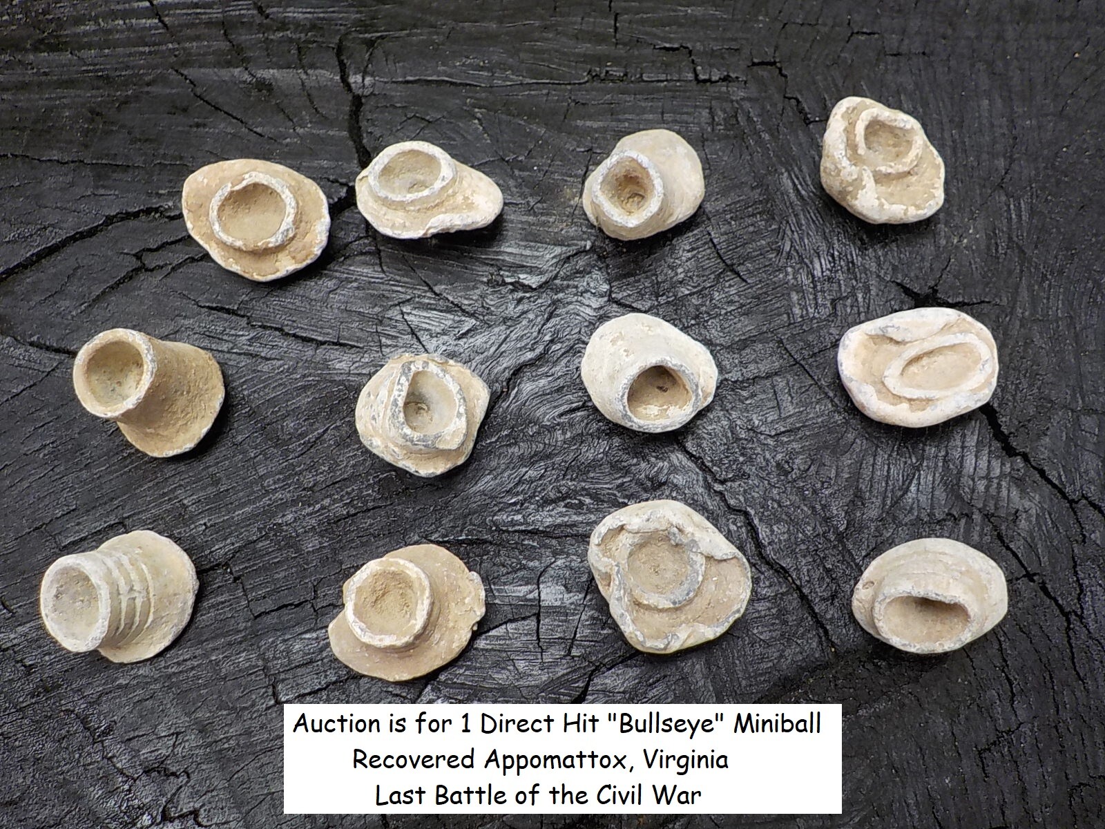 Old Rare Vintage Civil War Miniball Direct Hit Recovered in Appomattox Virginia