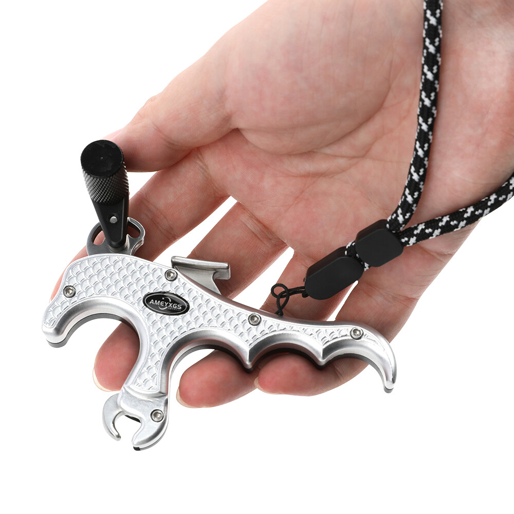 Compound Bow Release Aid Thumb Trigger Adjustable Compound Bow Hunting Target