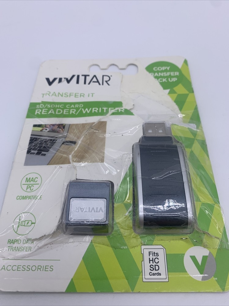 Vivitar Transfer It - SD/SDHC Card Reader/Writer MAC/PC