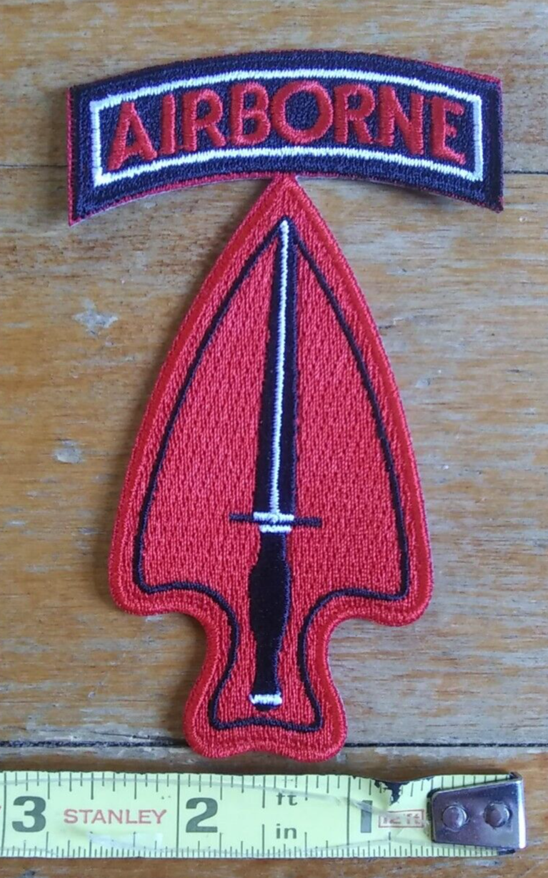 US ARMY ~ Special Operations Command SSI ~ AIRBORNE ~ Military PATCH