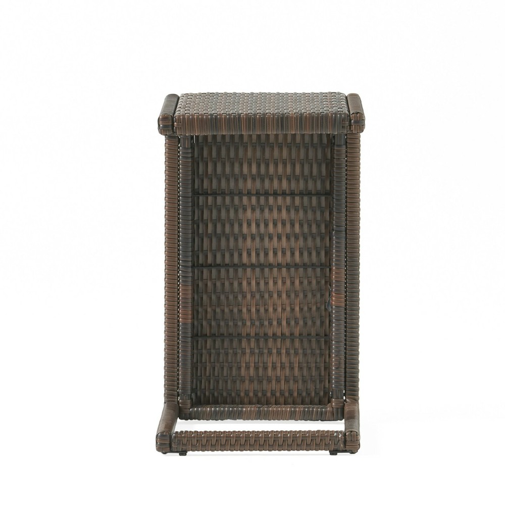 Forrest Outdoor Wicker Side Table