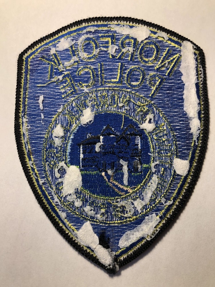 Norfolk Massachusetts Police Patch ~ Used