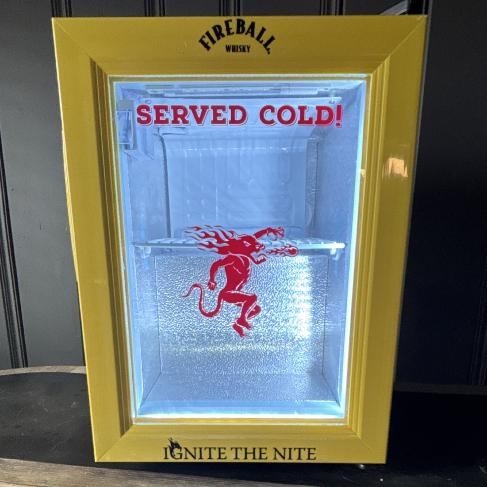 Fireball Merchandising Glass Door Refrigerator Freestanding Model BC-13