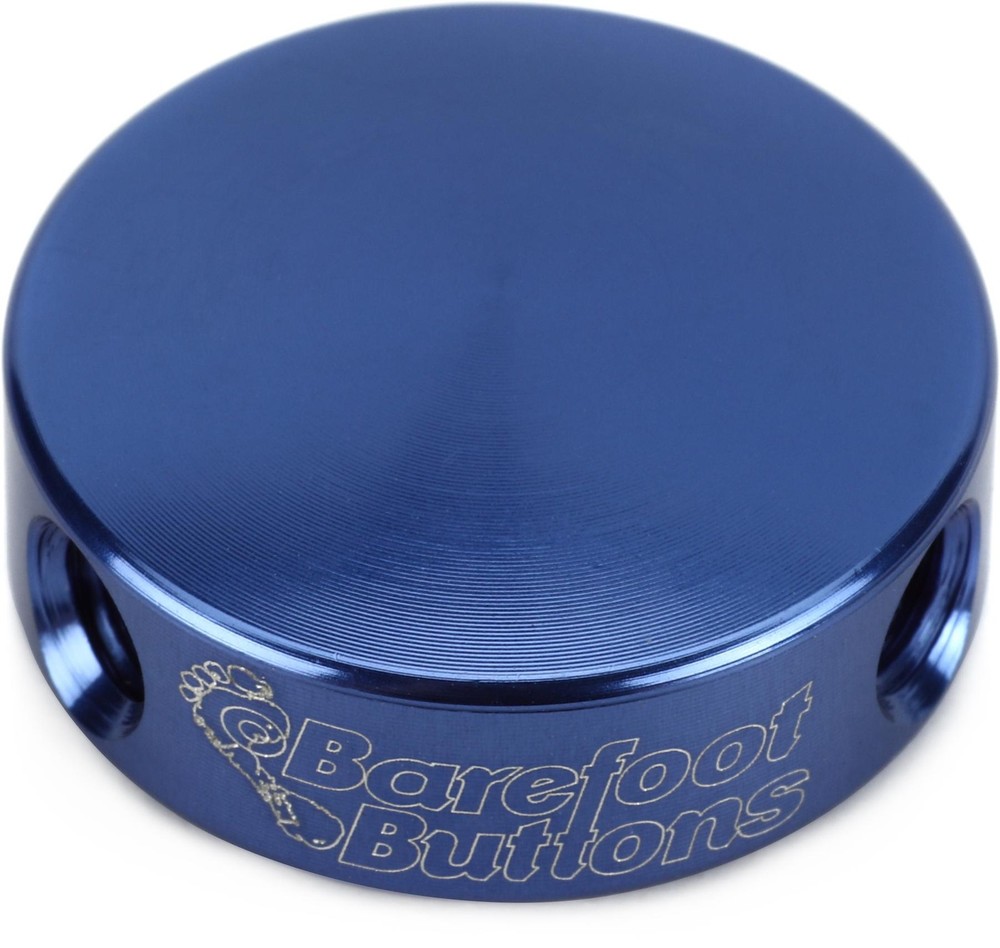 Barefoot Buttons V1 Mini Footswitch Cap - Dark Blue (5-pack) Bundle