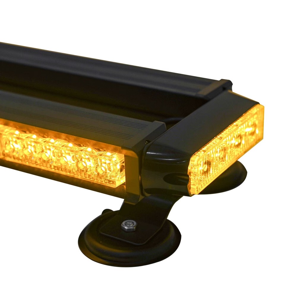 80 LED Strobe Light Bar Amber Rooftop Double Side Flashing Emergency Warning