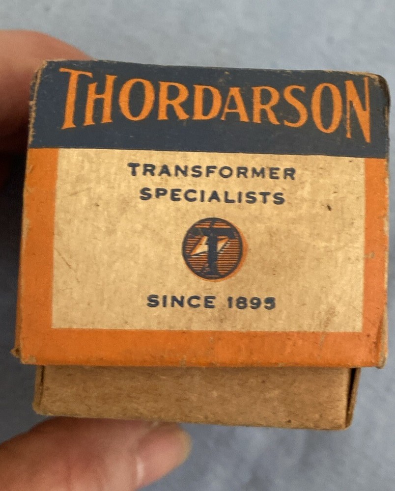 Vintage Thordarson 20A30 Input Transformer Untested