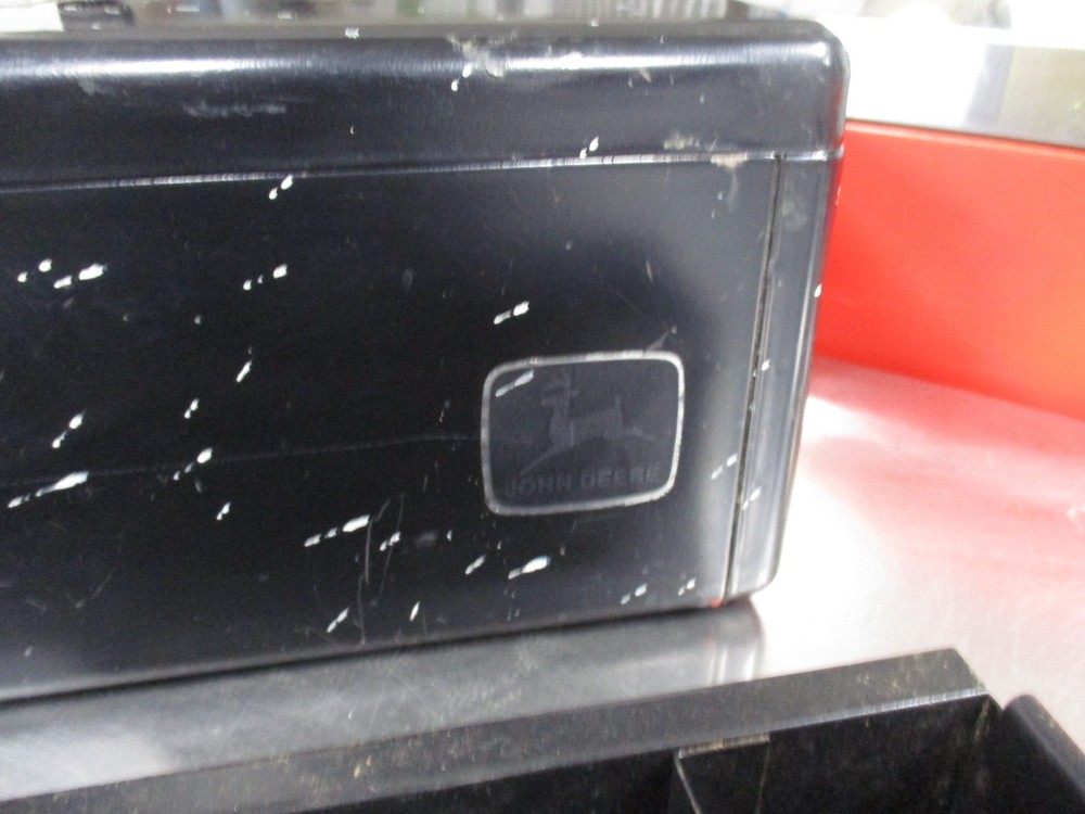 vintage original John deere tractor frame mount toolbox tool box