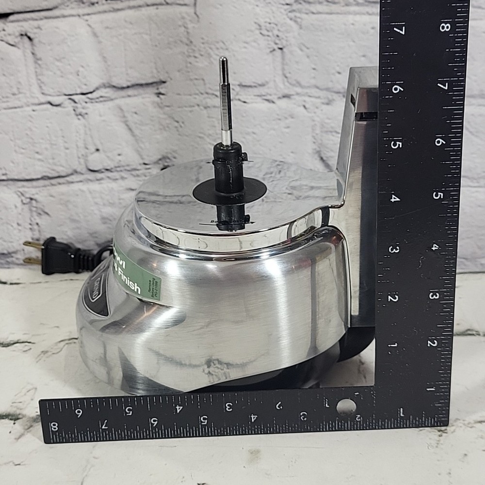 Cuisinart Mini Prep Plus Food Processor Motor Base DLC-4CHB Silver Replacement