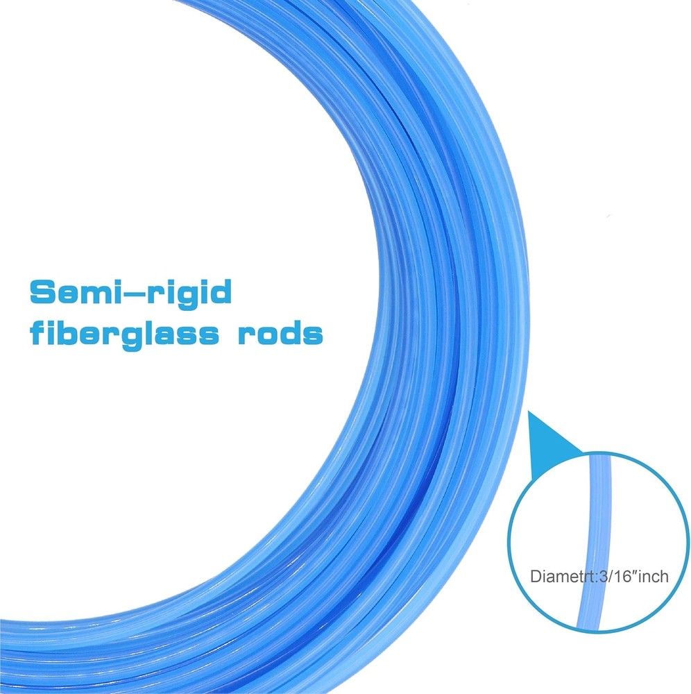 65 Feet Fish Tape Wire Puller Through Wall, Electrical Pull 65