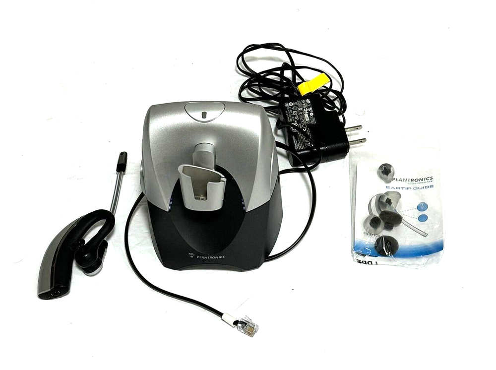 Plantronics CS70 NC Wireless Headset w/ Base Power cord
