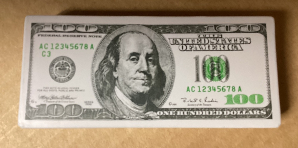 Toy $100 Bill Squeeze Squishy Stress Relief