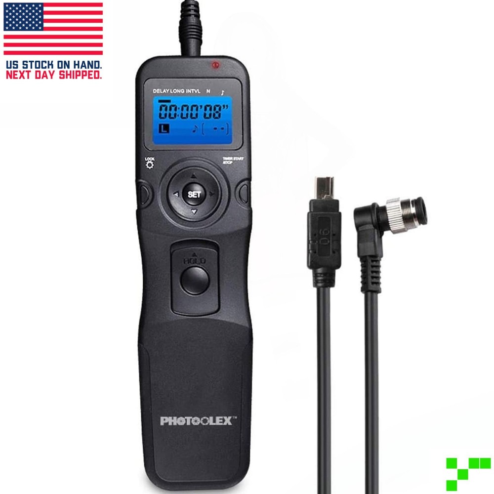 PHOTOOLEX Intervalometer Digital Camera Remote Shutter Release Controller T710N