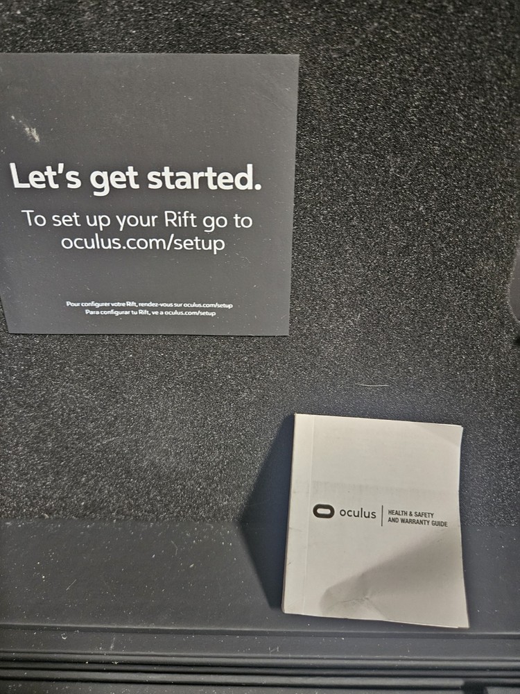 Oculus Rift CV1 VR Headset + Sensor No Controllers