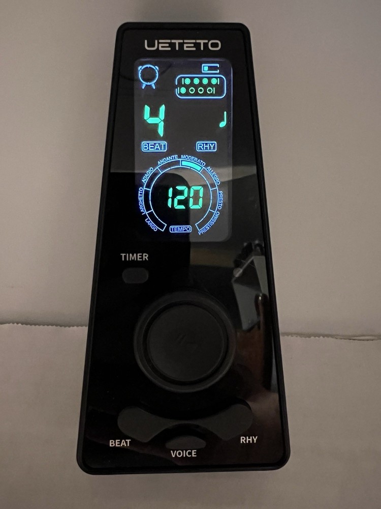 Electronic Digital Metronome W/ Timer Vocal Counting for Piano Guitar Drum