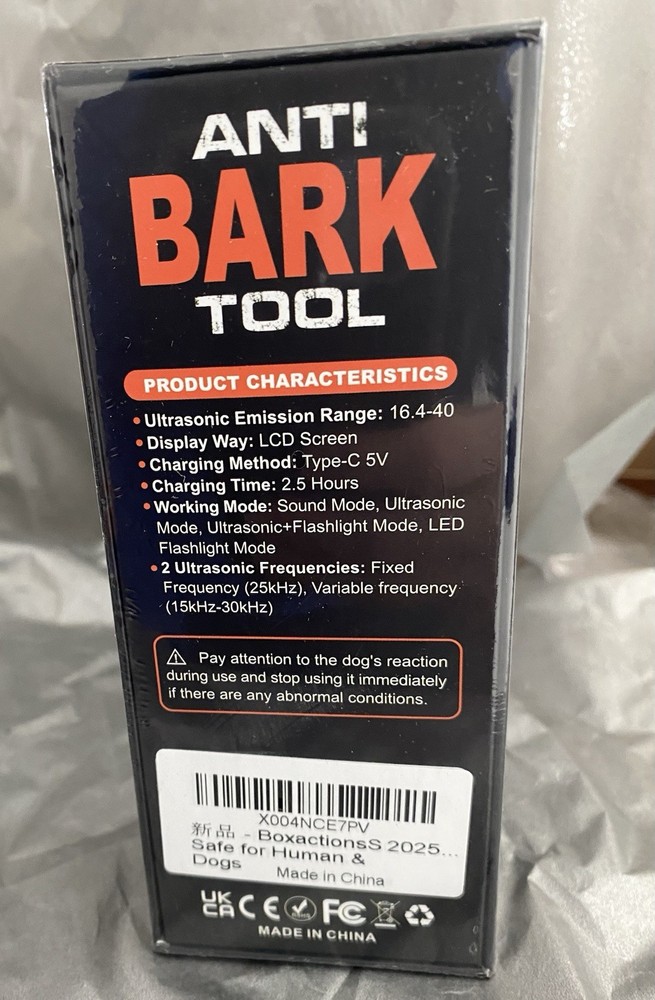 Ultrasonic Stop Bark Device : Humane Anti Bark, Dog Training: Stray Repeller