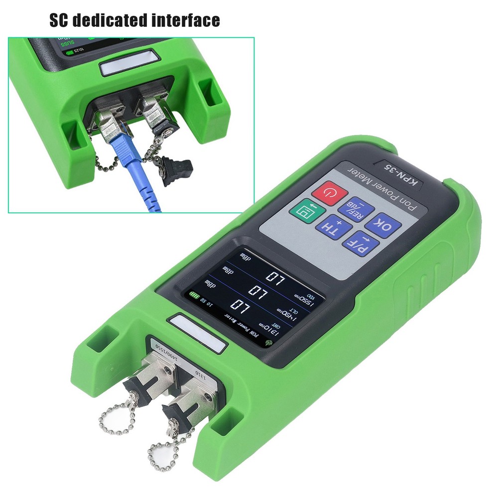 Handheld LED Optical Fiber Power Meter High Accuracy Mulit Function Tester NTH
