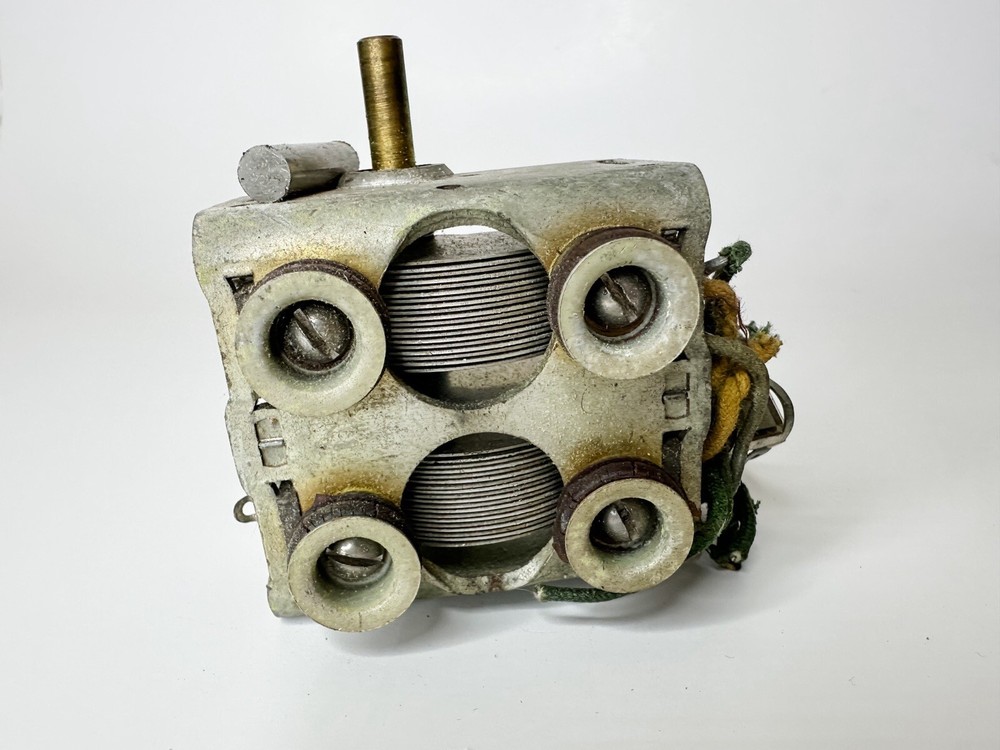 Vintage Two Gang Tuning Capacitor UNTESTED