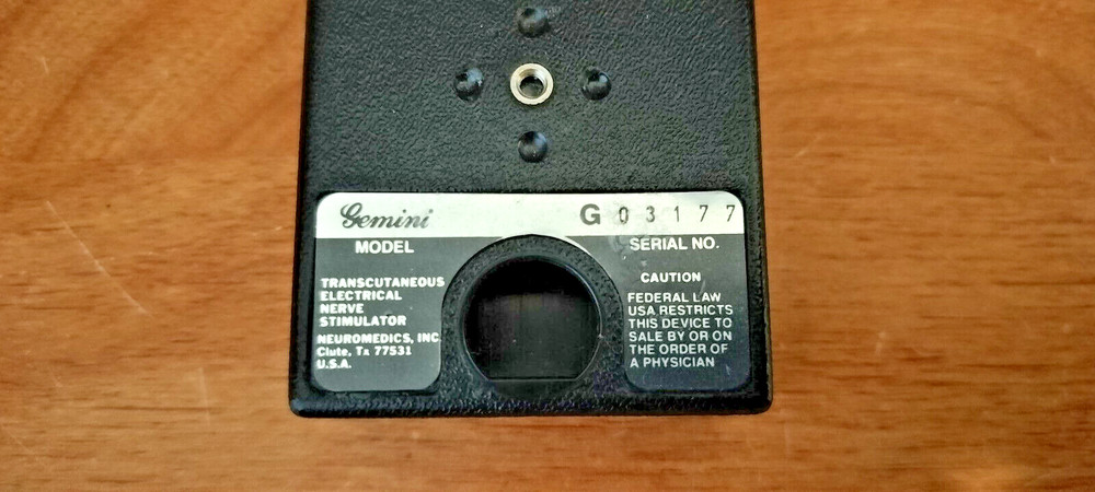 Gemini GEM-STIM Transcutaneous Electrical Nerve Stimulator