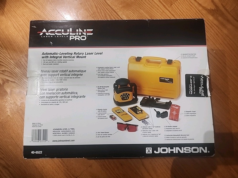 Acculine Laser Pro 40-6522