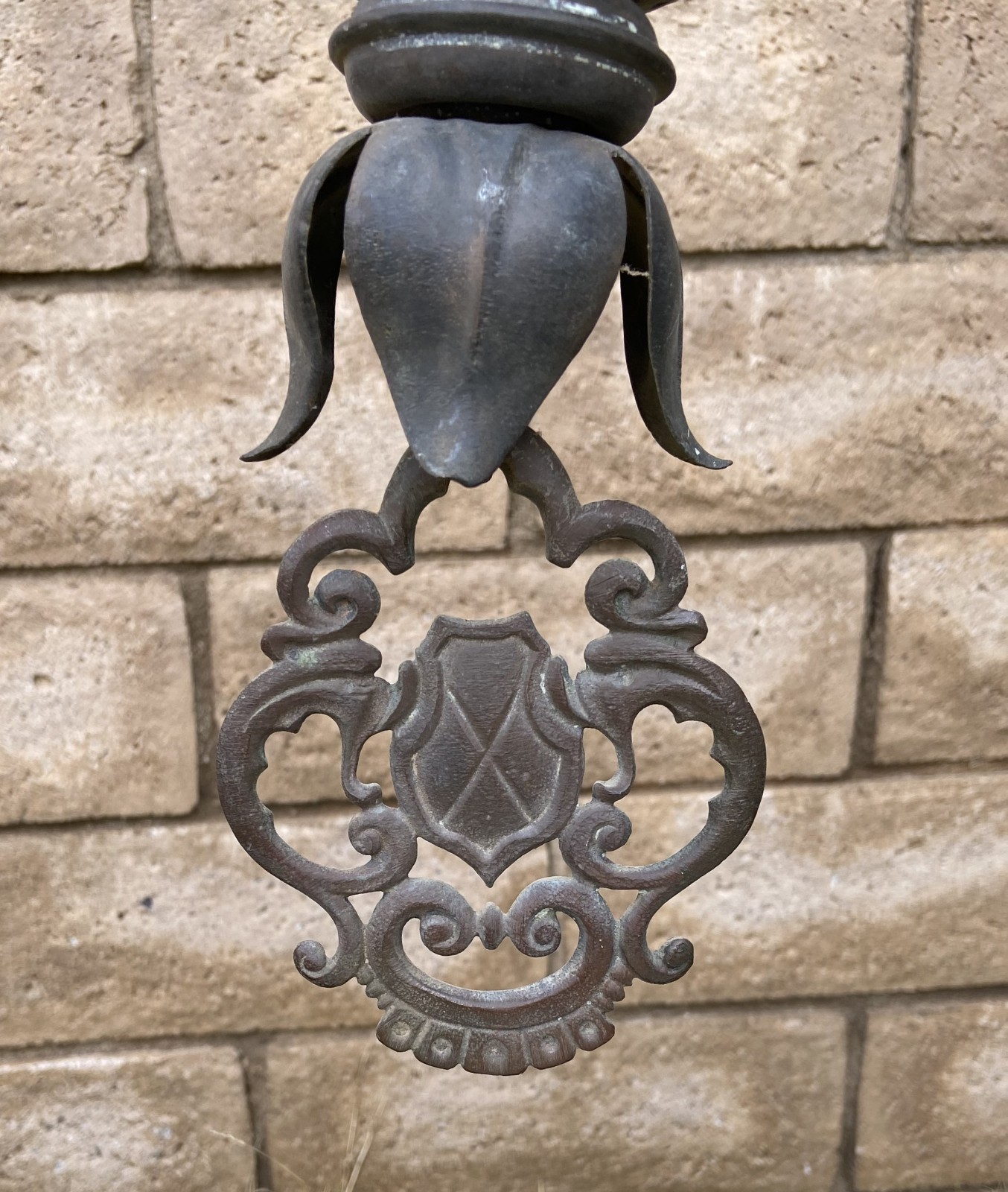 Antique Gothic Light Fixture Lamp Part Gas ? Electric ? Indoor Outdoor Lighting