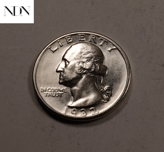 1932-D Washington Quarter  - Gem BU++ - KEY DATE! - 90% Silver