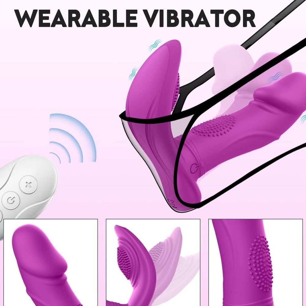 Vibrating Panties 10-Function Wireless Remote Control Rechargeable Underwear