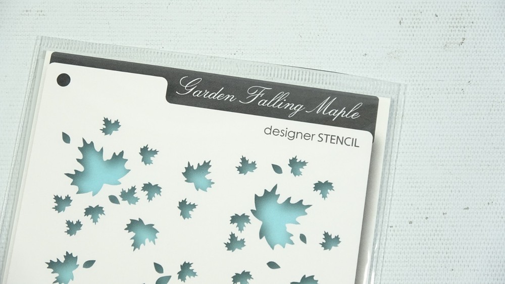 2016 Memory Box Designer Stencil Garden Falling Maple 88608