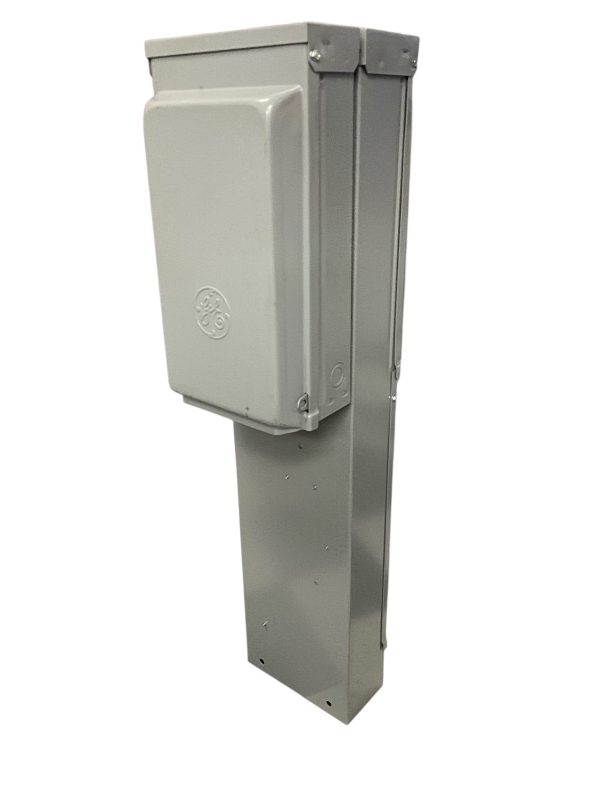 RV Pad Mount Pedestal with Back to Back 50 and 30 Amp RV Receptacles and a 20 Am