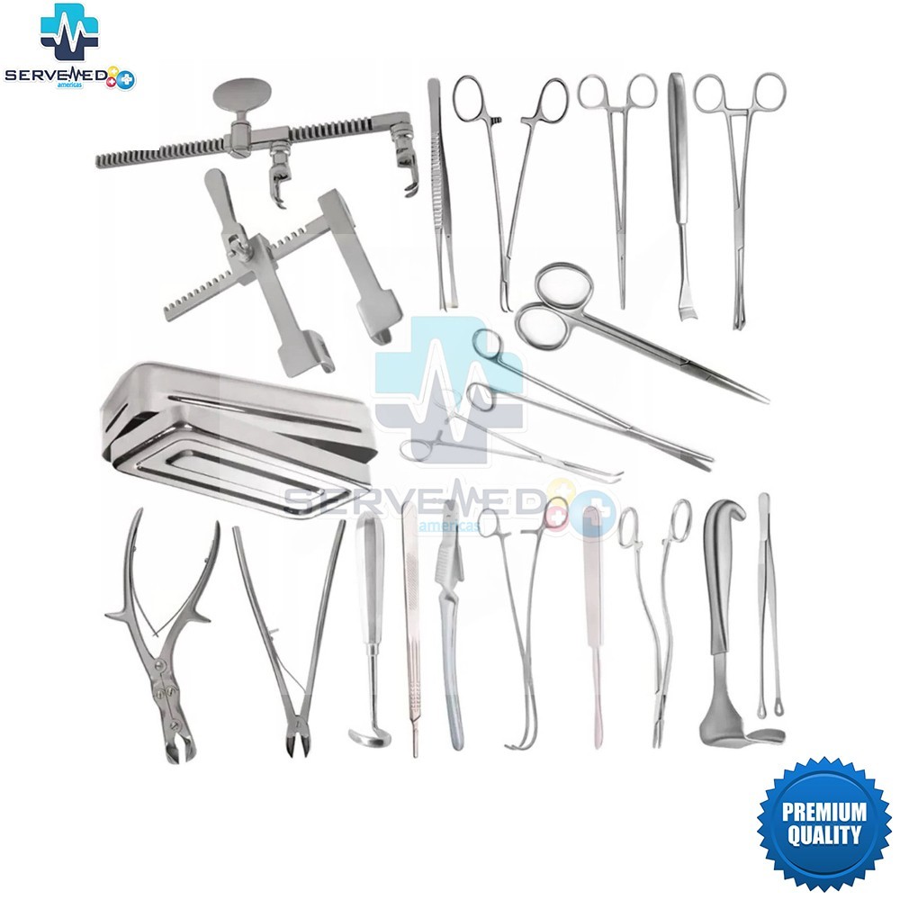 Thoracotomy Surgery Set 24Pcs Thoracotomy Instruments Surgical Instruments