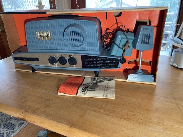 1962 Remco Caravelle Radio Transmitter Receiver Toy