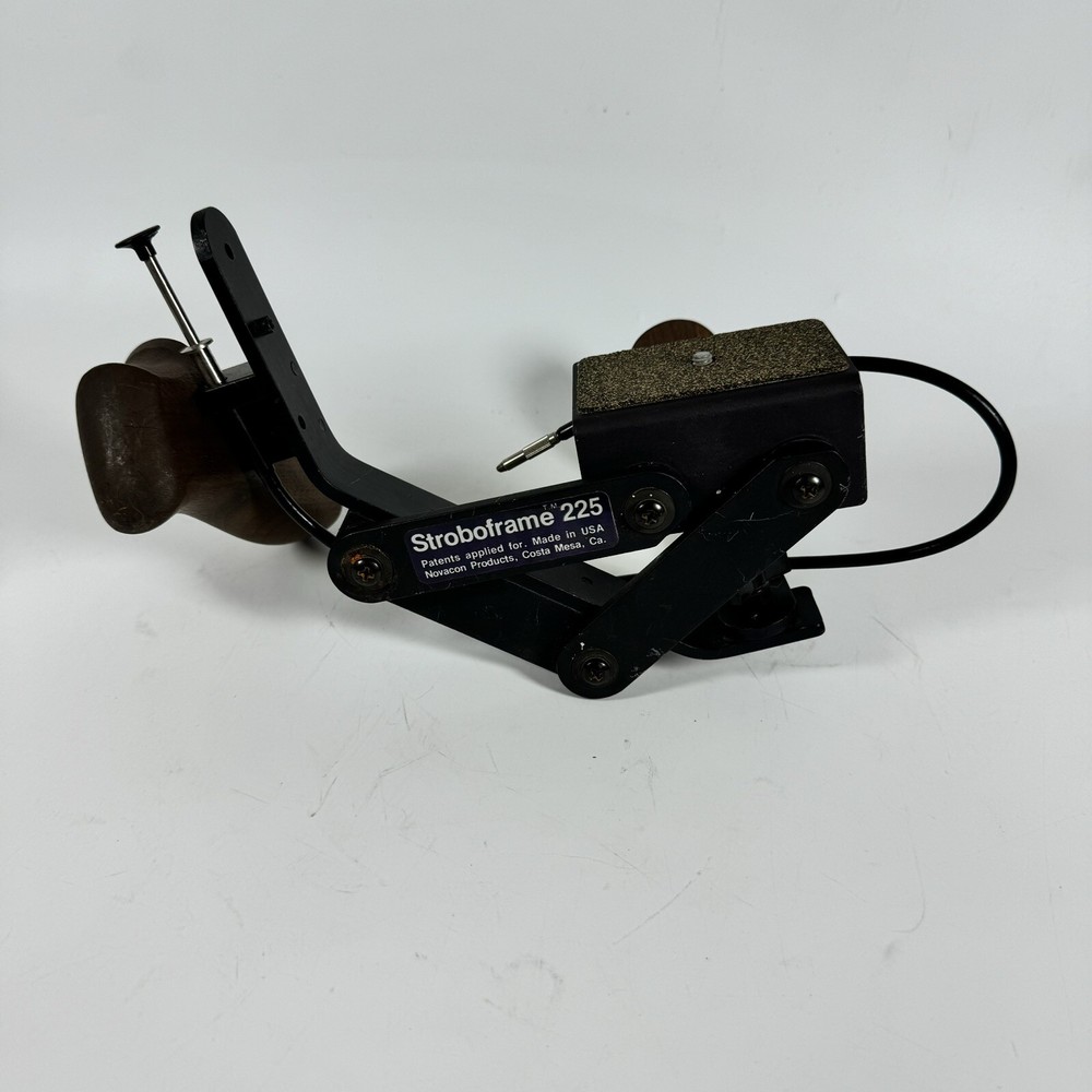 Stroboframe 225 Strobe Flash Bracket For Camera Wooden Grip