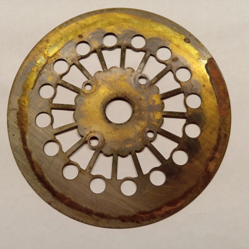 1930's WURLITZER JUKEBOX PART - PUSH BUTTON ESCUTCHEON - SIMPLEX MULTI-SELECTOR