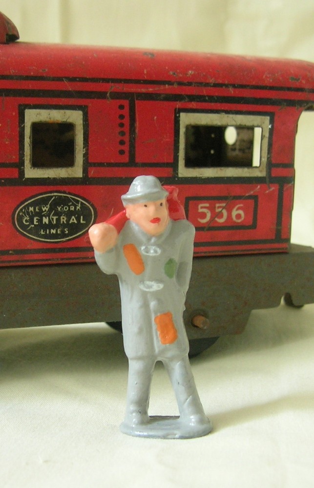 Train Yard Hobo with bindle, O scale model train layout figure, Reproduction