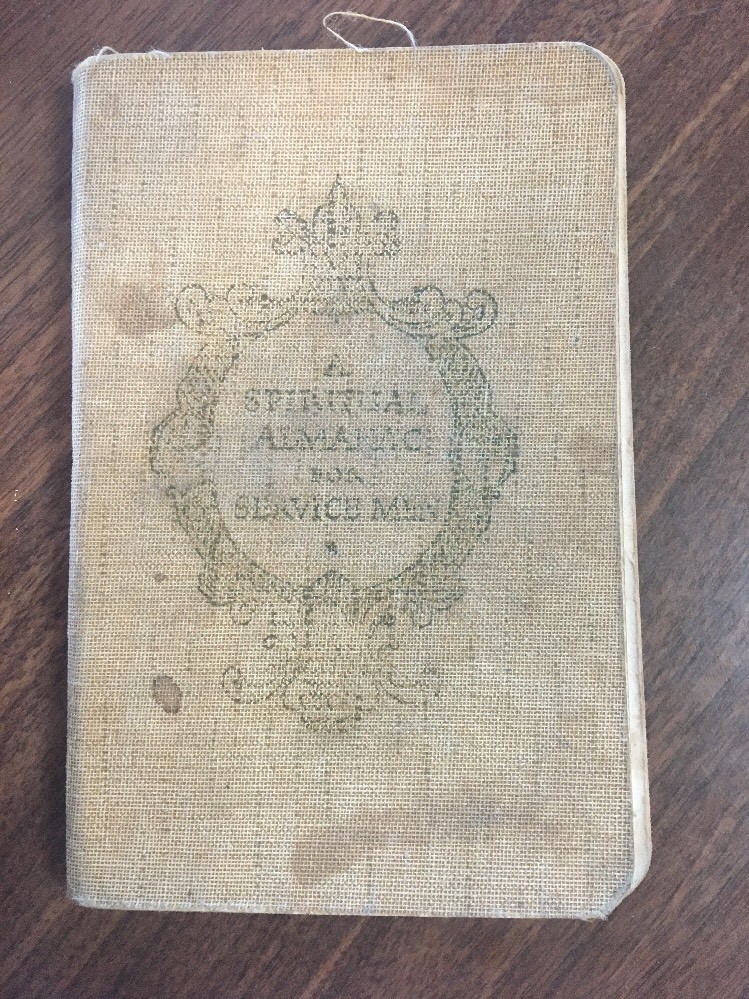 Vintage WWII A Spiritual Almanac for Servicemen for Wartime 1943 Pocket Size C58