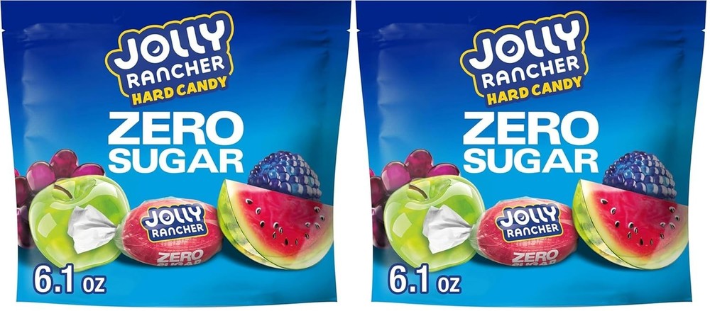 Assorted Fruit Flavored Hard Candy - Zero Sugar, 6.1oz x 6