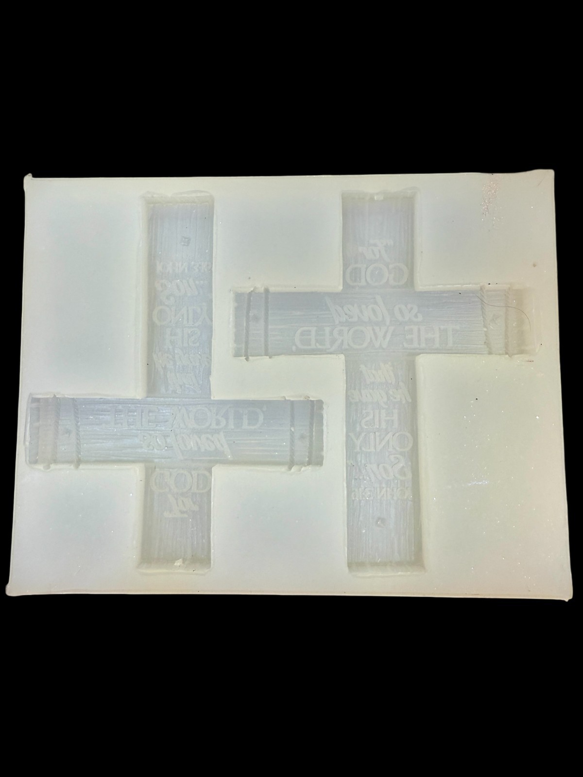 Dual Cross Silicone Mold For Resin