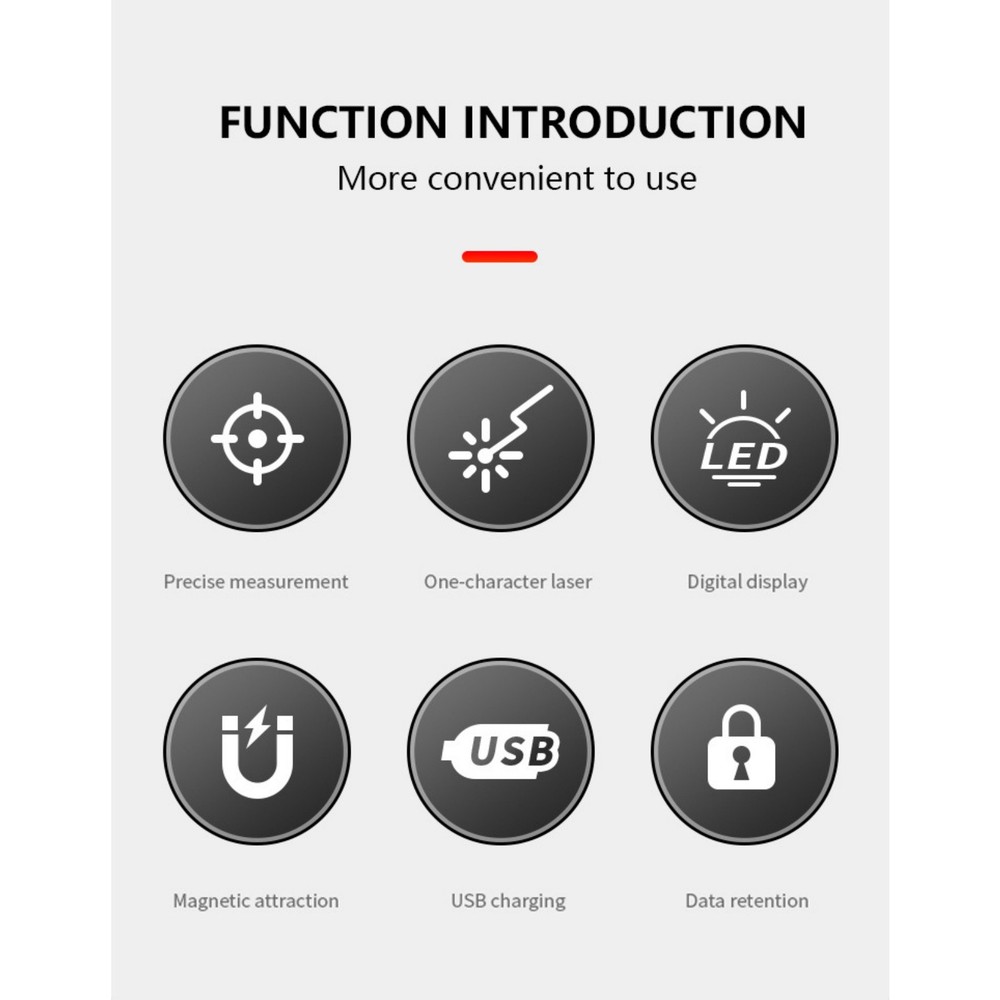 For Maintenance Digital Inclinometer Electronic Laser Level Modern Display
