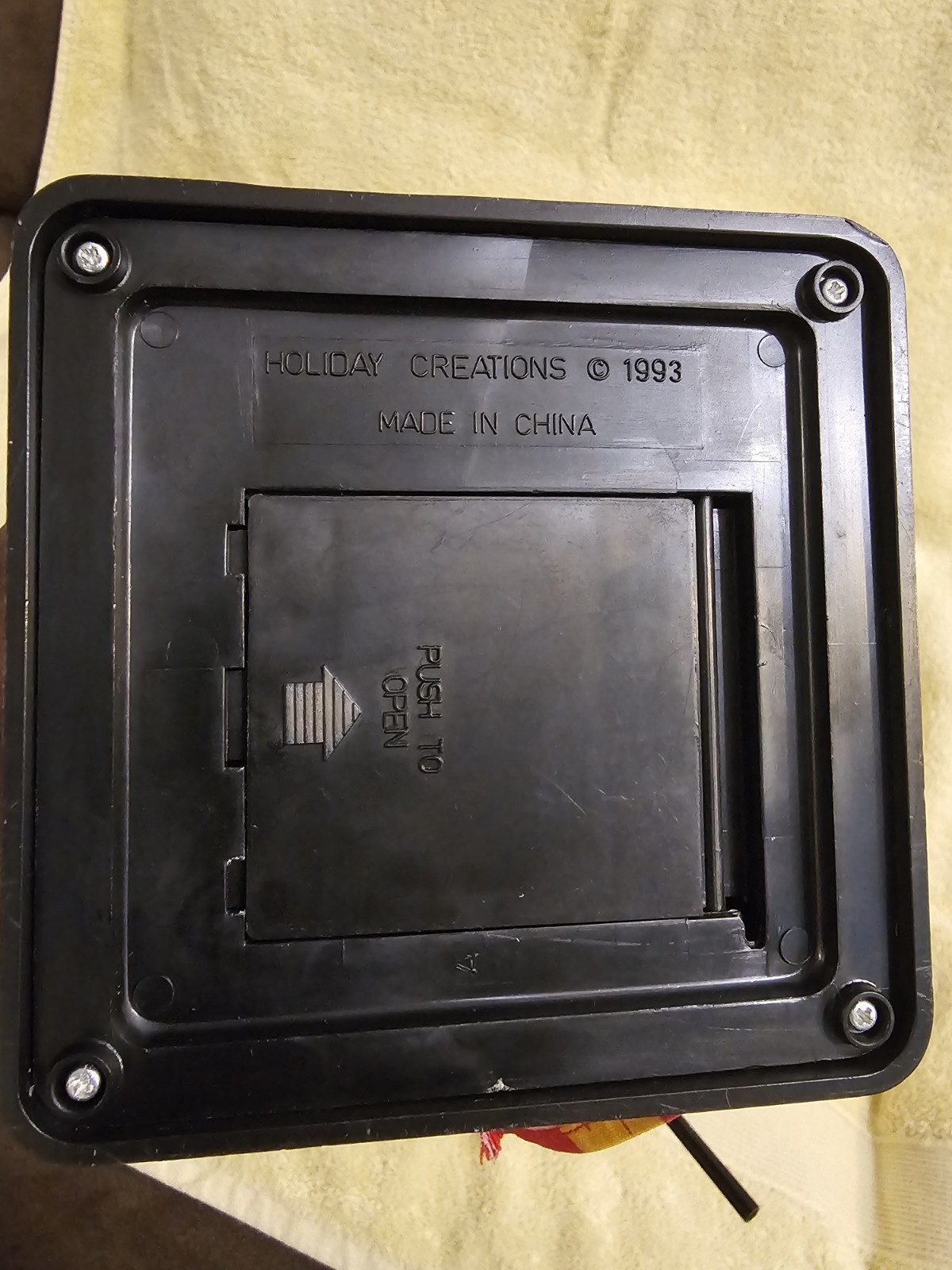 Vintage 1993 Holiday Creations Halloween Devil Voice/Blinking Eyes Working Rare!