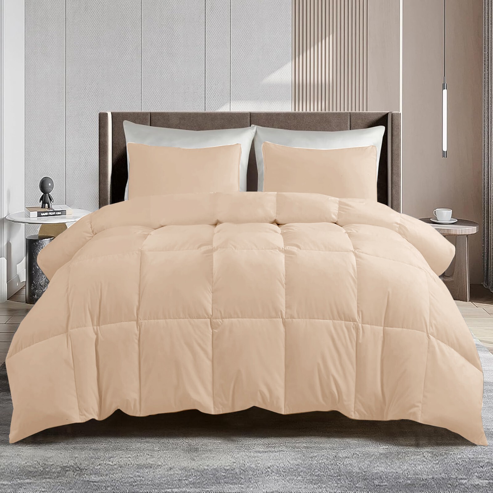 Luxury Bedding Comforter Duvet Insert With Corner Tab King Queen Size All Season