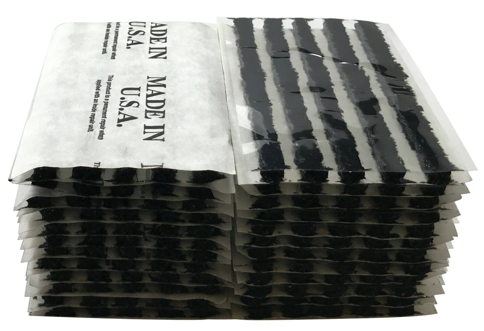 4" Black Tire String Plug Insert Tubeless Flat Repair 2500 Inserts Bulk Box USA