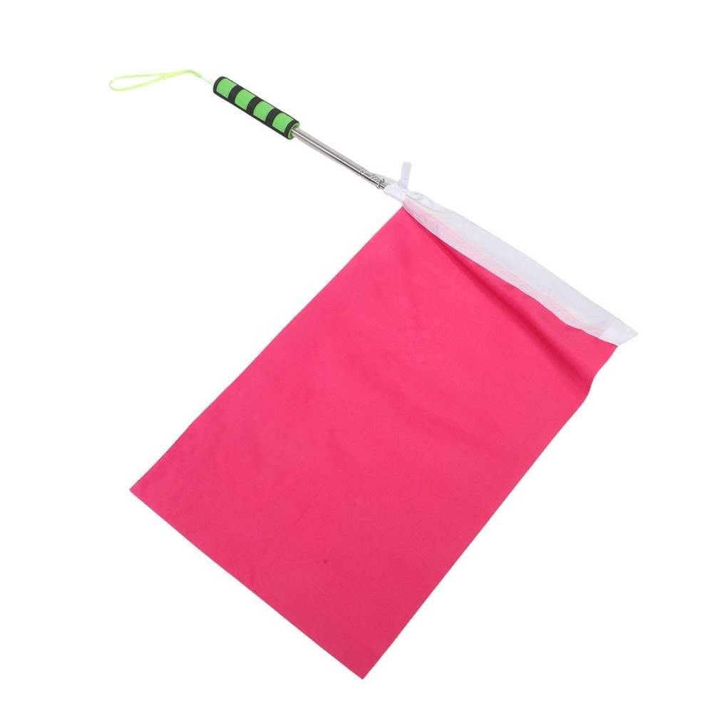 Handheld Tour Guide Flags with Telescopic Flagpole, Bright Color for School