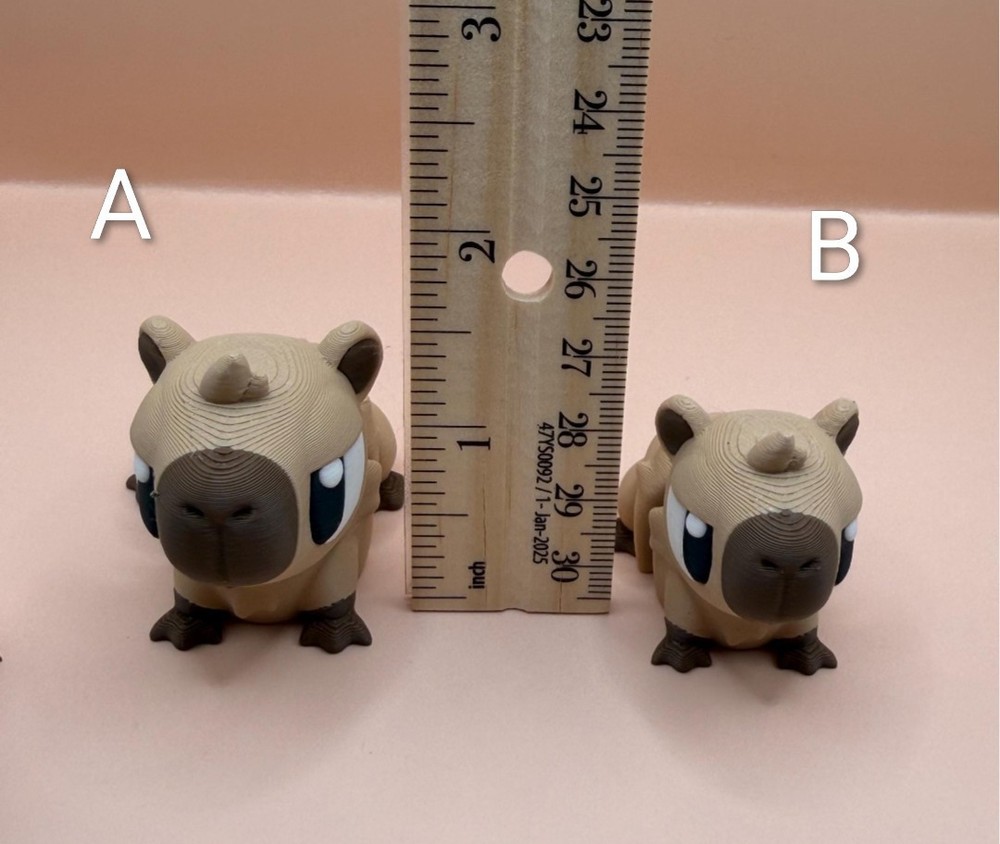 3D Printed Jiggle Pet Capybara Mini